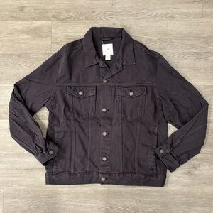 H&M Charcoal Gray Denim Jacket